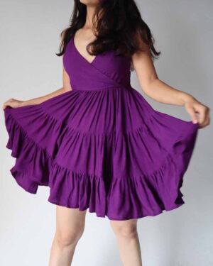 Purple Breezy Dress